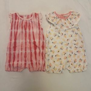 2 Pack Burt’s Bees Rompers
